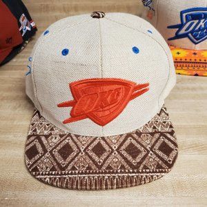 Mens Oklahoma City Thunder strap back hat.like new